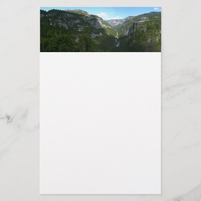 Yosemite Valley in Yosemite National Park Stationery (Front)