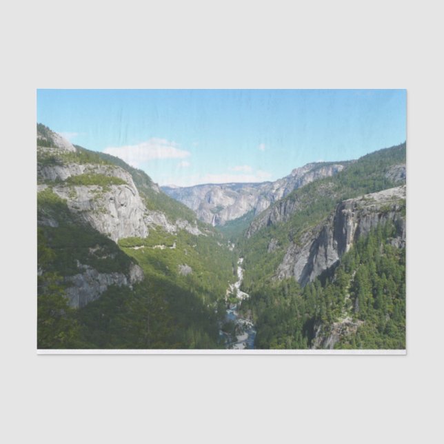 Yosemite Valley in Yosemite National Park Tissue Paper (Front)