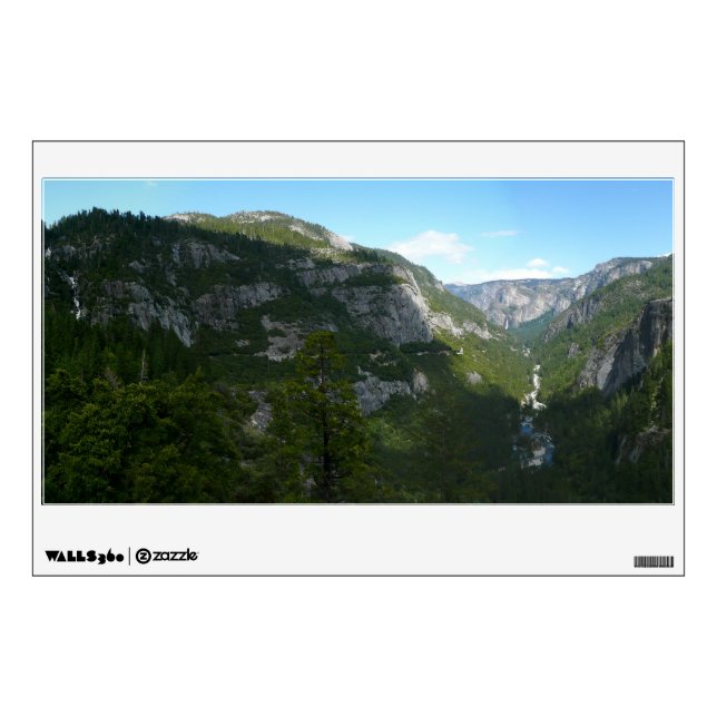 Yosemite Valley in Yosemite National Park Wall Decal (Front)