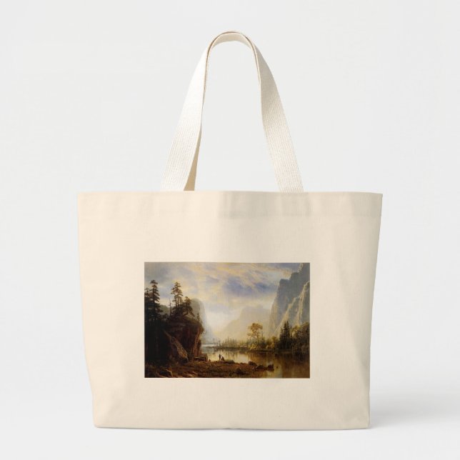 Yosemite Valley Large Tote Bag (Front)