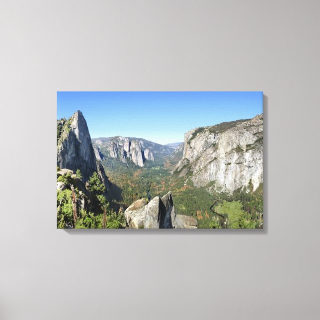 Yosemite Valley Panorama 2 - Yosemite Canvas Print (Front)