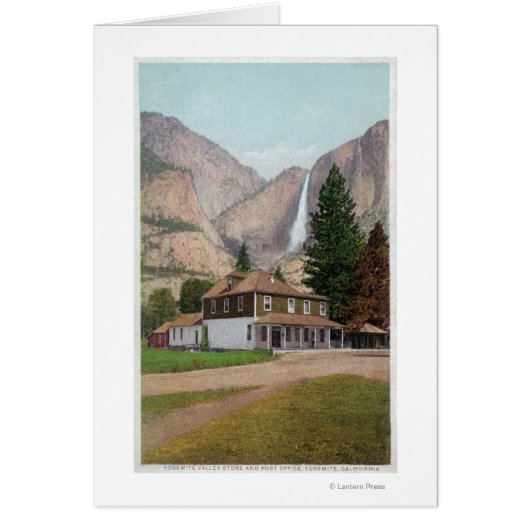 Yosemite Valley Store and Post Office Cards (Front)