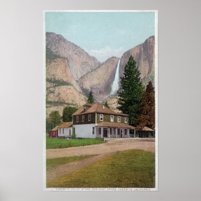 Yosemite Valley Store and Post Office Poster (Front)