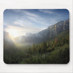 Yosemite Valley Sunrise from Inspiration Point Mouse Pad