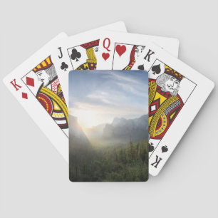 Yosemite Valley Sunrise from Inspiration Point Poker Cards