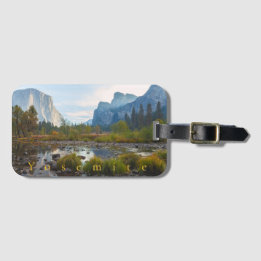 Yosemite Valley View Luggage Tag