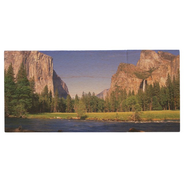 Yosemite Valley Wood USB Flash Drive (Front)