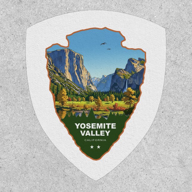 Yosemite Valley Yosemite National Park Arrowhead Patch (Front)