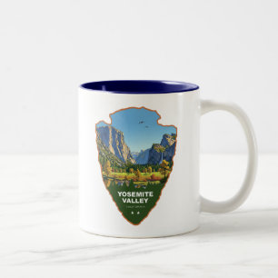 Yosemite Valley Yosemite National Park Arrowhead Two-Tone Coffee Mug