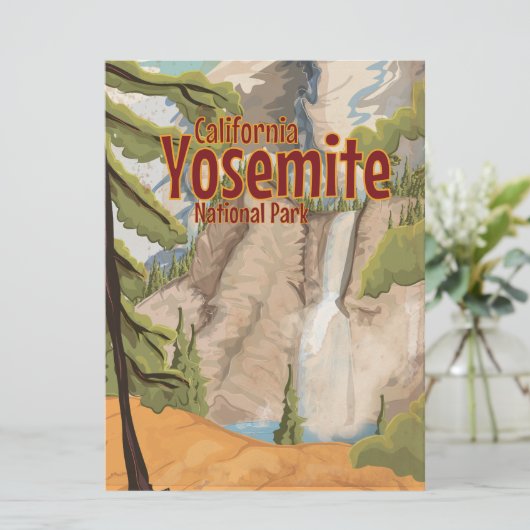 Yosemite Vintage Poster (Standing Front)