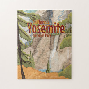 Yosemite Vintage Poster Jigsaw Puzzle