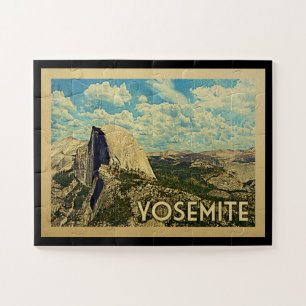 Yosemite Vintage Travel Jigsaw Puzzle