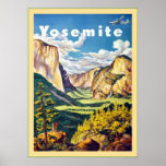 Yosemite ~ Vintage Travel Poster at Zazzle