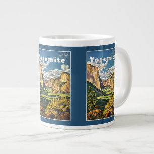 Yosemite Vintage Travel Poster mugs