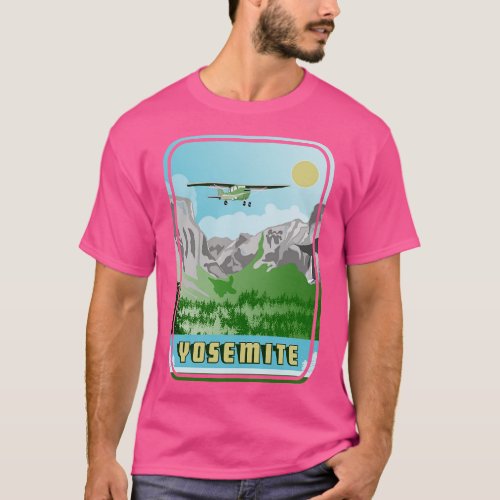 Yosemite Vintage Travel Poster T_Shirt