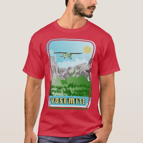 Yosemite Vintage Travel Poster T_Shirt