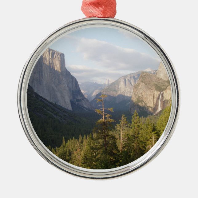 Yosemite Vista Deluxe Metal Ornament (Front)