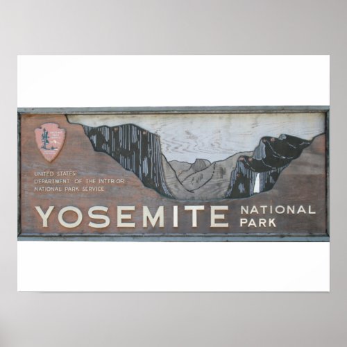 Yosemite Welcome Sign Postcard