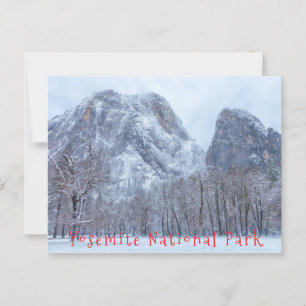 Yosemite Winter Postcard