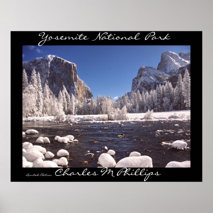 Yosemite  Winter Poster