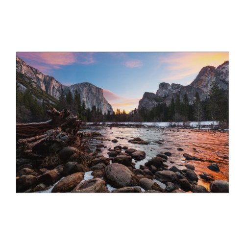 Yosemites Gates of the Valley Acrylic Print