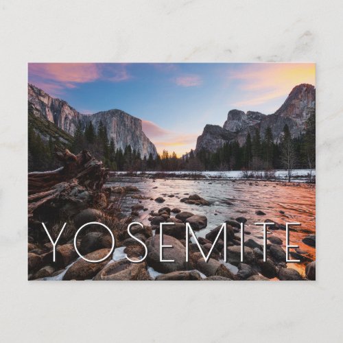 Yosemites Gates of the Valley Postcard