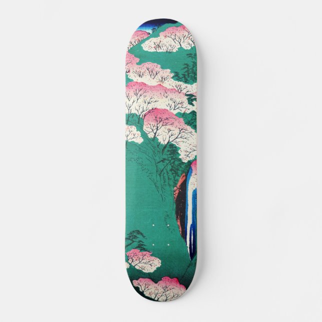 Yoshino Mountain Yamato Province Japan 1859 Skateboard Deck (Front)