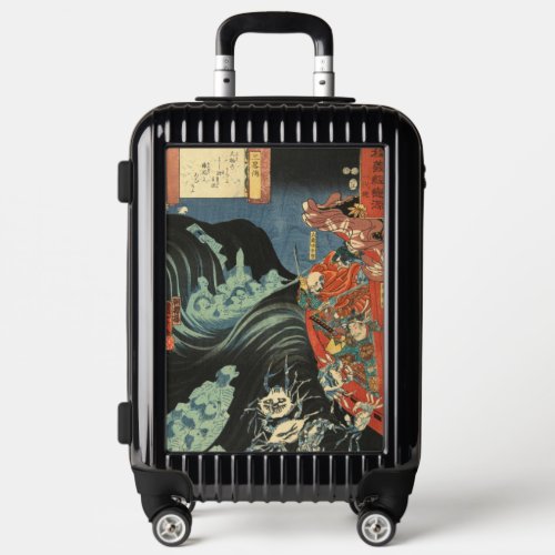 Yoshitsune vs the Taira Ghosts Japanese Ukiyo_e Luggage