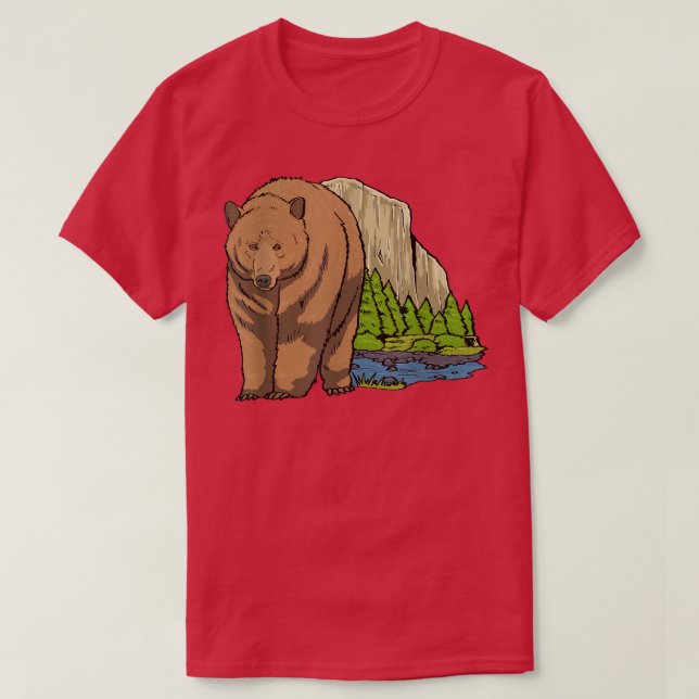 Yosimite Bear Animal Food Funny Women Farm Life  T-Shirt (Design Front)