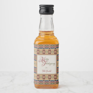 Yoskolo Thanksgiving Liquor Bottle Label