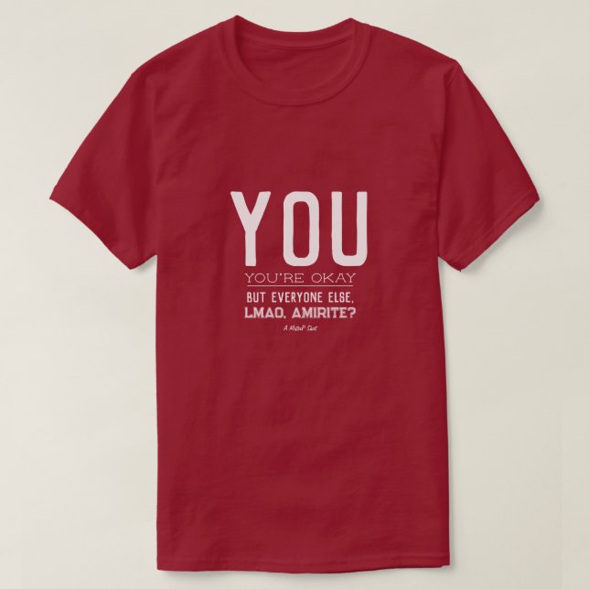 YOU - A MisterP Shirt (Design Front)