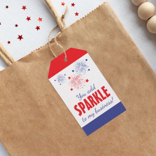 You Add Sparkle To My Business Gift Tags
