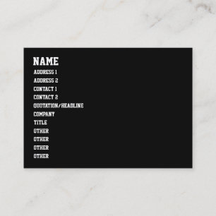 you ain't HIP HOP Business Card