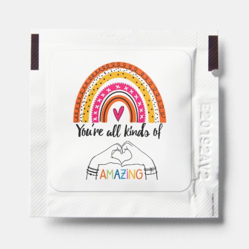 you all kinds of amazing teacher card hand sanitizer packet