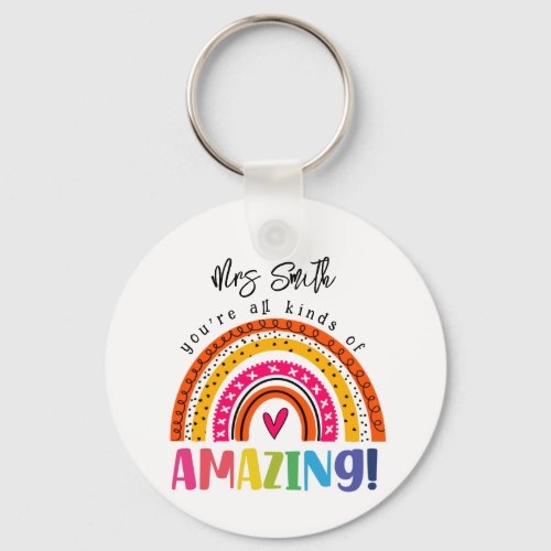 you all kinds of amazing teacher gift keychain