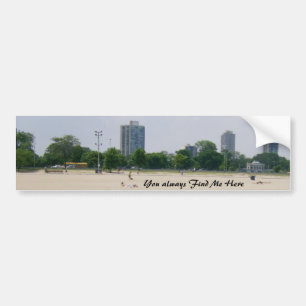 You always Find Me Here bumper sticker
