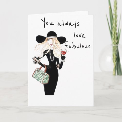 YOU ALWAYS LOOK FABULOUS SHARE SECRET CARD