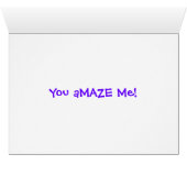 You Amaze Me Cards (Inside Horizontal (Bottom))