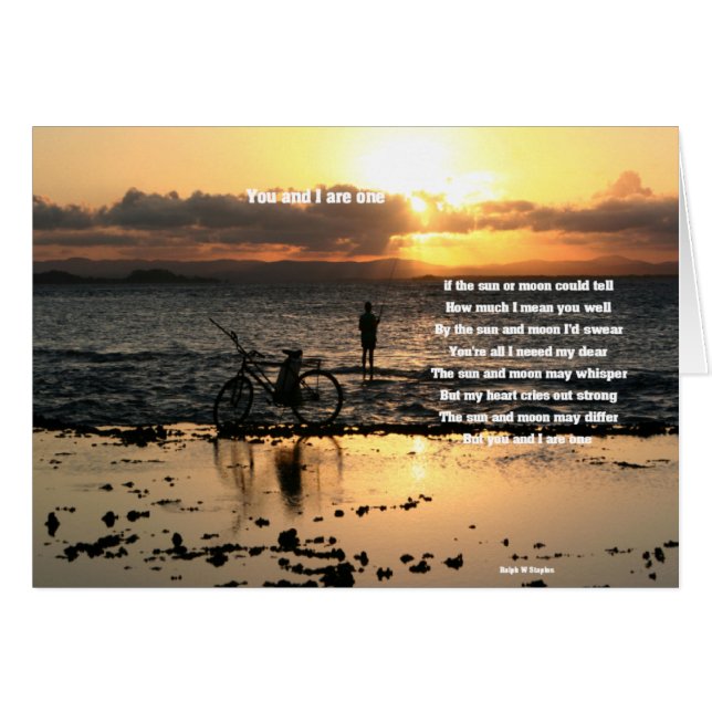 You and I are one Cards (Front Horizontal)