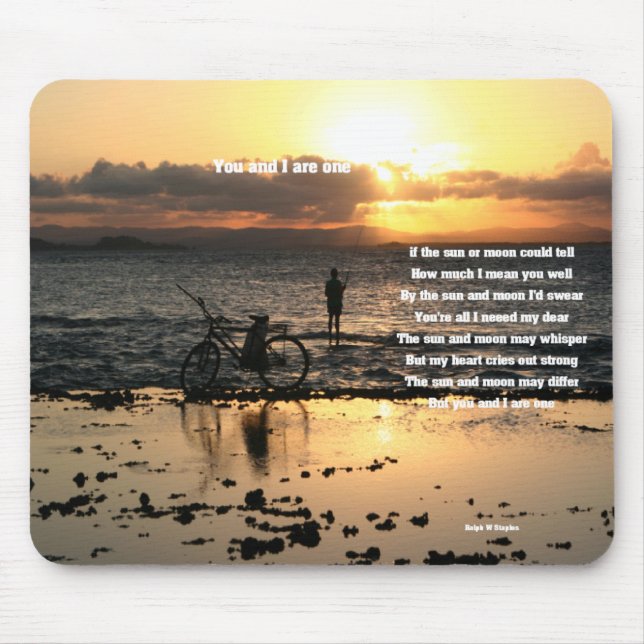 You and I are one Mouse Pad (Front)