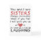 "You and I" Birthday Card for Sister