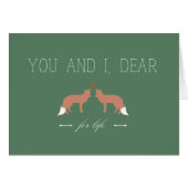 You and I Dear For Life Foxes in Love (Front Horizontal)
