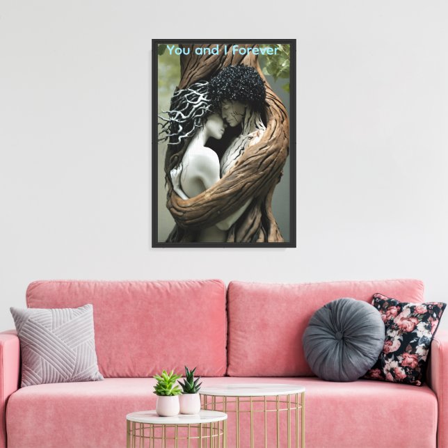 You and I Forever Canvas Print (Insitu(LivingRoom))