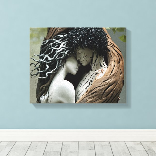 You and I Forever Canvas Print (Insitu(Wood Floor))