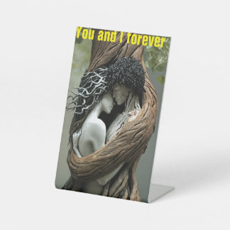 "You and I, Forever" Pedestal Sign