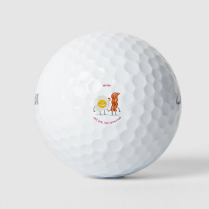 You And I Just That Connection Eggs And Bacon Golf Balls