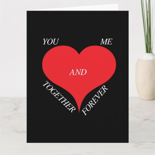 You and me card