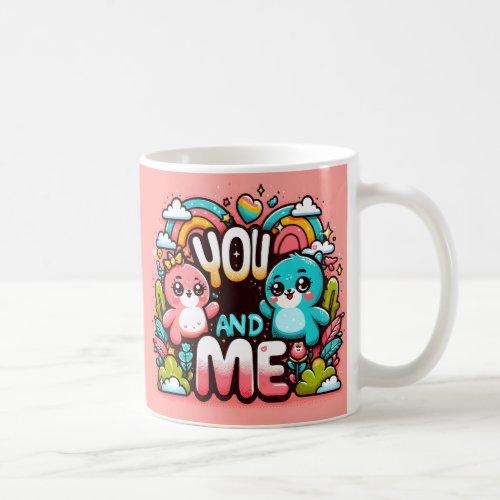 you and me coffee mug