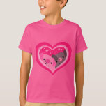 You And Me (Cute Cartoon Pigs) Children T-Shirt