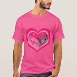 You And Me (Cute Cartoon Pigs) T-Shirt
